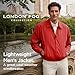 London Fog Men's Auburn Zip-Front Golf Jacket (Regular & Big-Tall Sizes), Chili, XX-Large