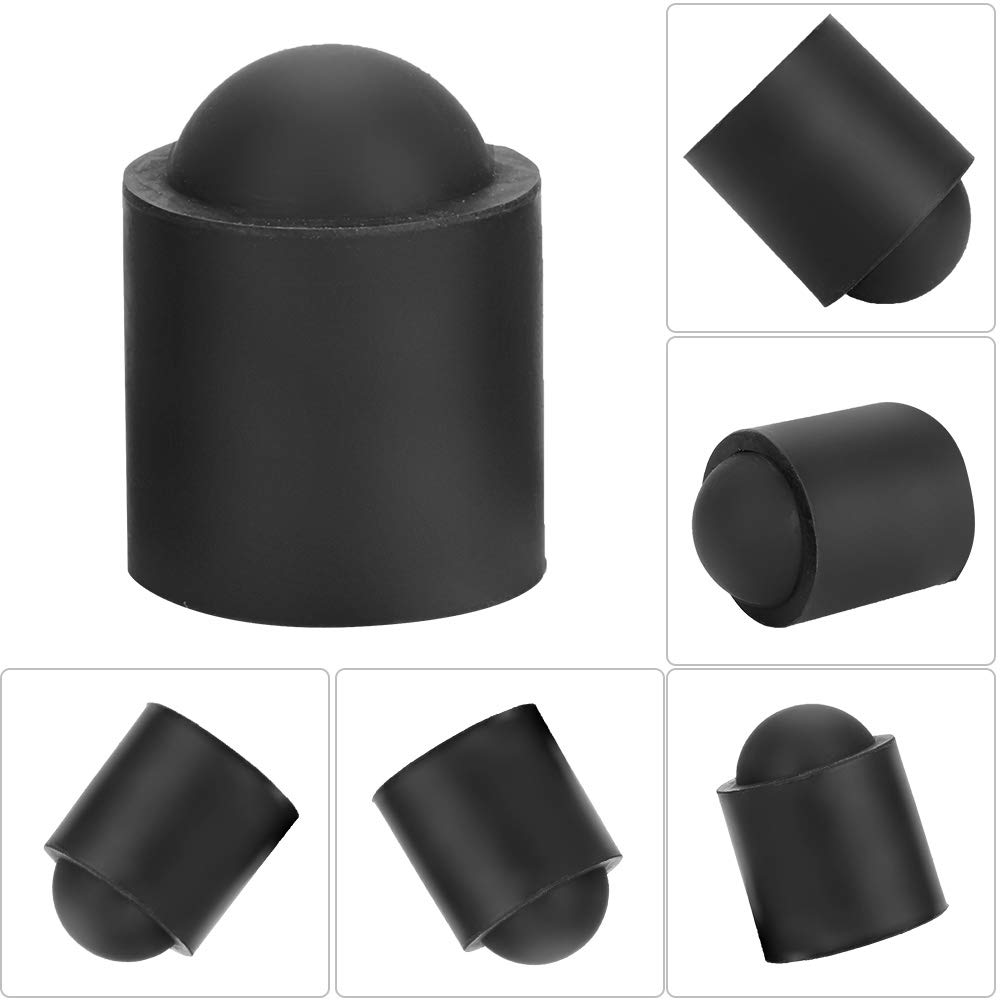 OUKENS Cabezal de Taco de Billar, 10 Piezas, Tapa de Goma con Punta de Taco de Billar, Tacos de Billar, Accesorio de Tapa Protectora