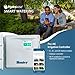 Hunter PRO-HC600 Smart WiFi Irrigation Controller, 6 Zone Outdoor & Indoor Sprinkler Timer, Hydrawise App Compatible, Weather-Based Scheduling, Flow Sensor Ready, Touchscreen