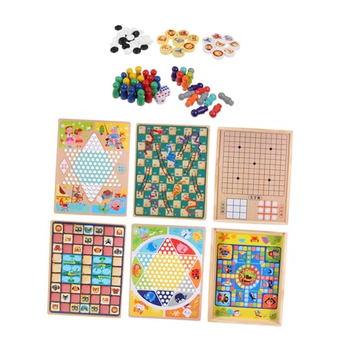 Jeu échecs multifonction bois table interactif adulte garçon fille imagination