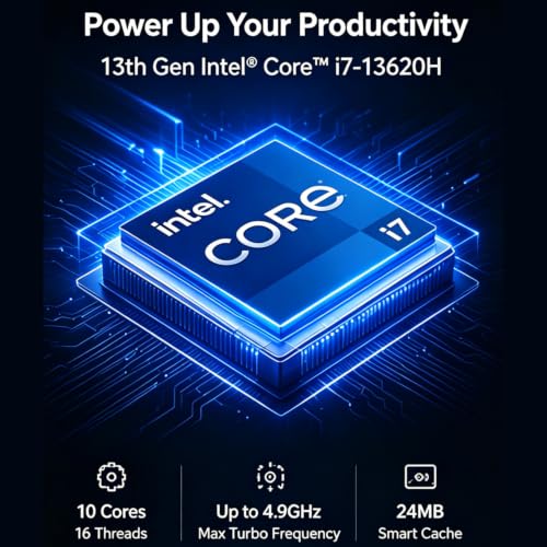 Image of Lenovo IdeaPad Slim 3 Laptop, Intel Core i7 (10-Core), 15.3 inch WUXGA Display 1920x1200, 24GB RAM, 1TB PCIe SSD, Wi-Fi 6, Windows 11, Numeric Keypad, Copilot AI, Business & Home Office Laptop