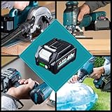 1 Pack 4.0Ah Li-ion Battery Replacement for Makita 40V Battery BL4050 BL4040 BL4025 BL4020 BL4080F, Compatible with Makita 40V Cordless Power Tools with LED Charge Indicator - Image 7