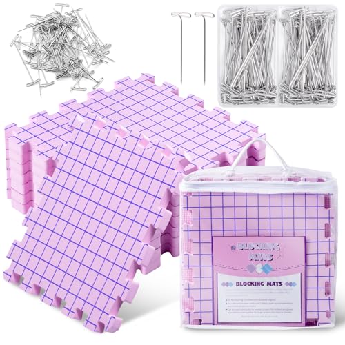CESUSME Blocking Mats for Knitting, Crochet...