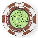 SlopeMaster ProGreen Reader - Golf Ball Marker with High Precision Green Reading Aid Golf Accessories for Men Women (Gray)