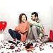 Grunyia Heart Confetti Decoration - Romantic Decor for Valentine's Day,Mother's Day,Birthday,Anniversary,Thanksgiving,Christmas,New Year (400PCS, Red)