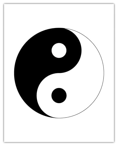 Miniatura 2 de Zen Symbols Wall Art: Spiritual & Meditation Room Decor Prints for Home, Office & Bedroom - Creative Gift Idea for Buddha, Buddhist, Namaste &