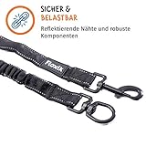 Floxik Ruckdämpfer Hund groß | stark | Elastische, robuste Leinenverlängerung für Jede Hundeleine - ideal zum Spazierengehen, Joggen und Radfahren