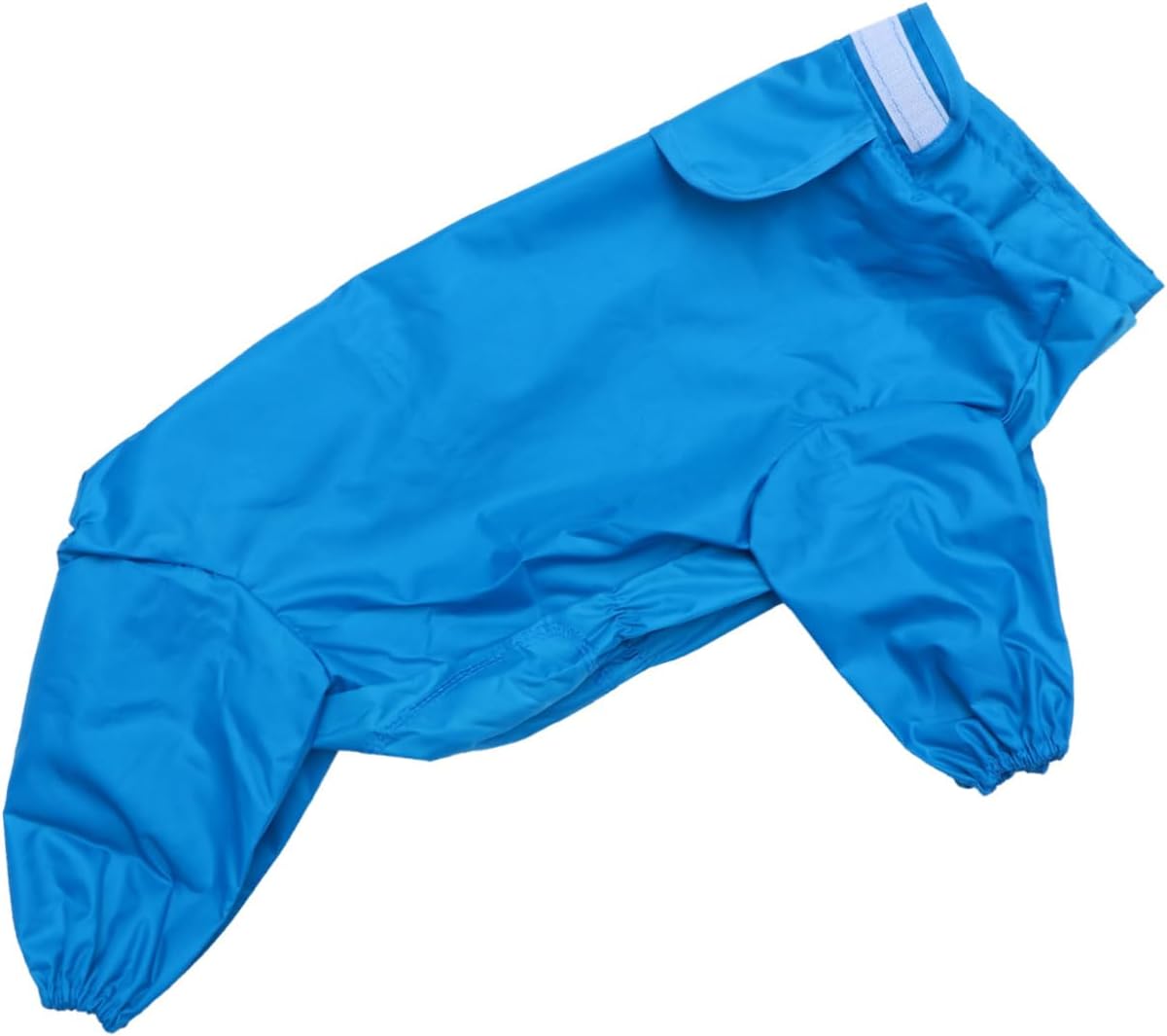 GLEAVI Waterproof Puppy Raincoat Reflective Full-Body Jumpsuit Rainwear for Small to Medium Dogs Blue Size 12 with Hood, All-Inclusive Dog Apparel for Outdoor Walks