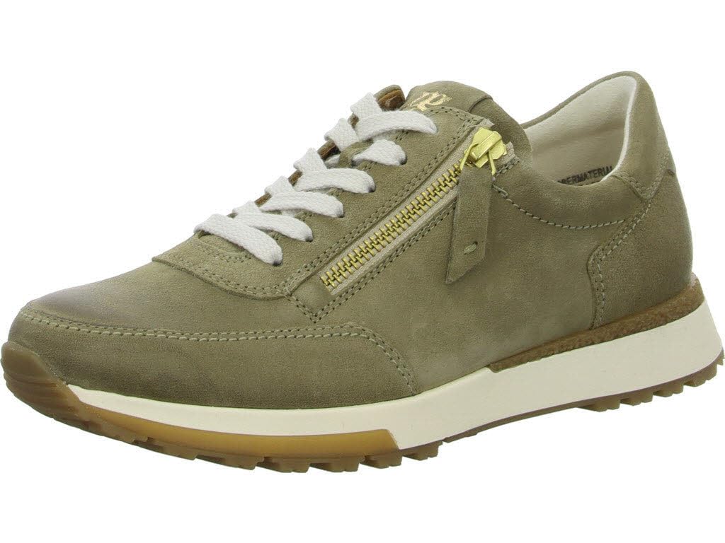 Paul Green Zapatilla 5310-097 Gris Piel Verde Mujer