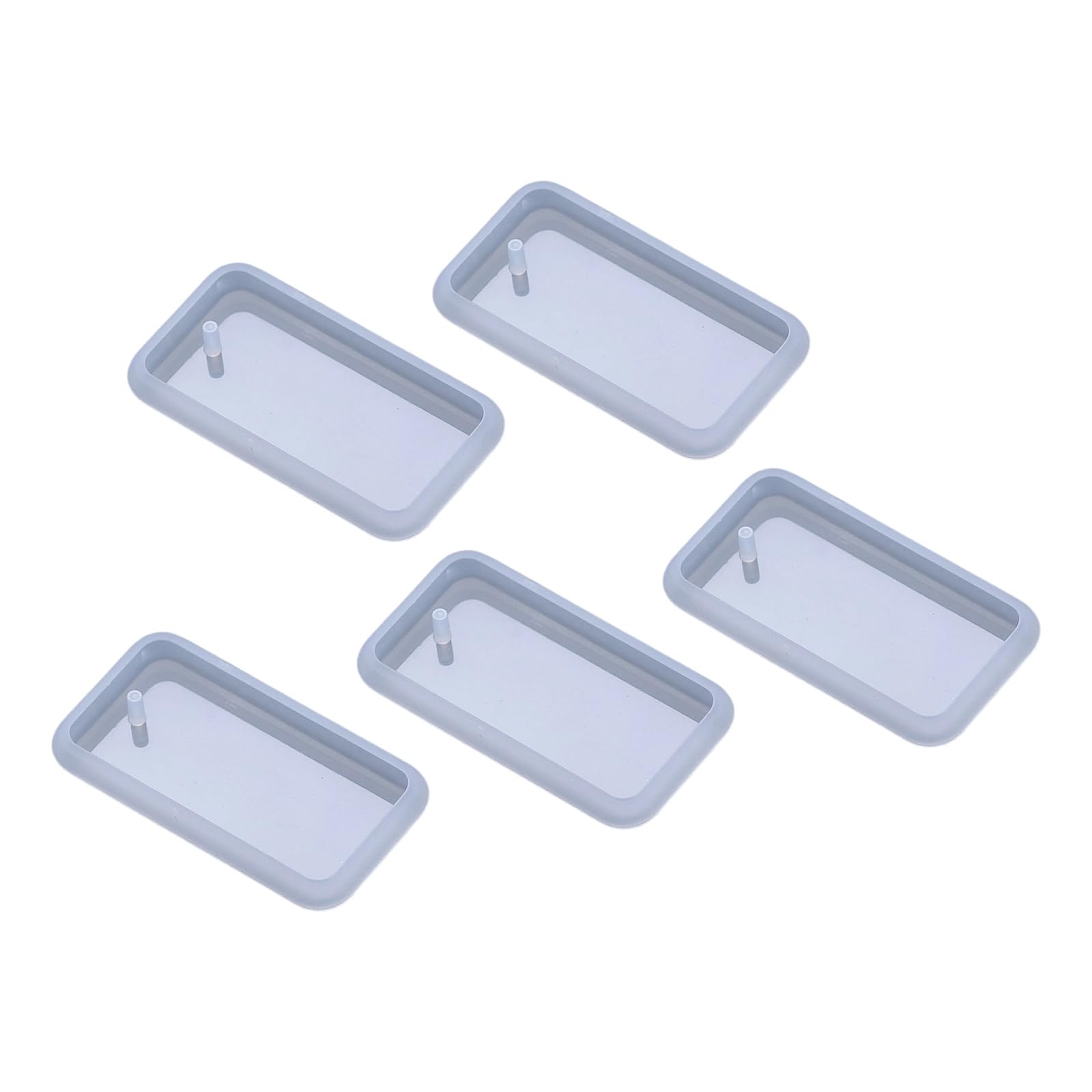 CAZSTYK of 5 Silicone Pendant Keychain for Jewelry Making Craft Projects Silicone Craft