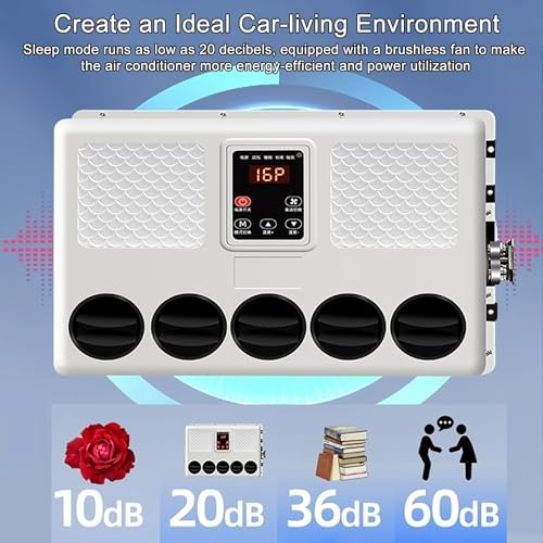 Universal 12V Portable Air Conditioner – 8000BTU Cooling Power for Trucks, RVs, Buses & Campers – Dual Package for Enhanced Convenience & Performance