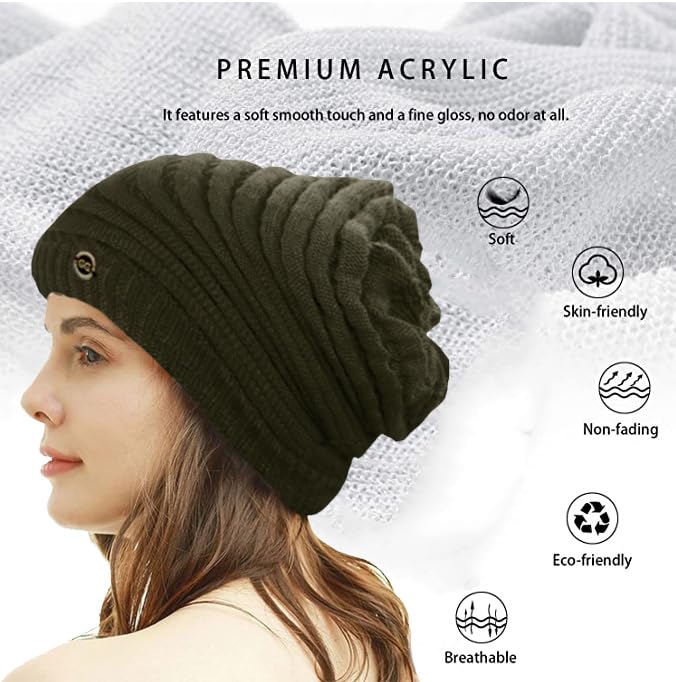 Image of 2023 Winter Beanie Hats Woolen Winter Beanie Cap for Men || 100% Woolen Boys Stylish Cap Woolen Cozy Cap for Men Warm Knit Hat Warmer Hat for Men Women Hat Solid Color Simple Woolen Hat Drop