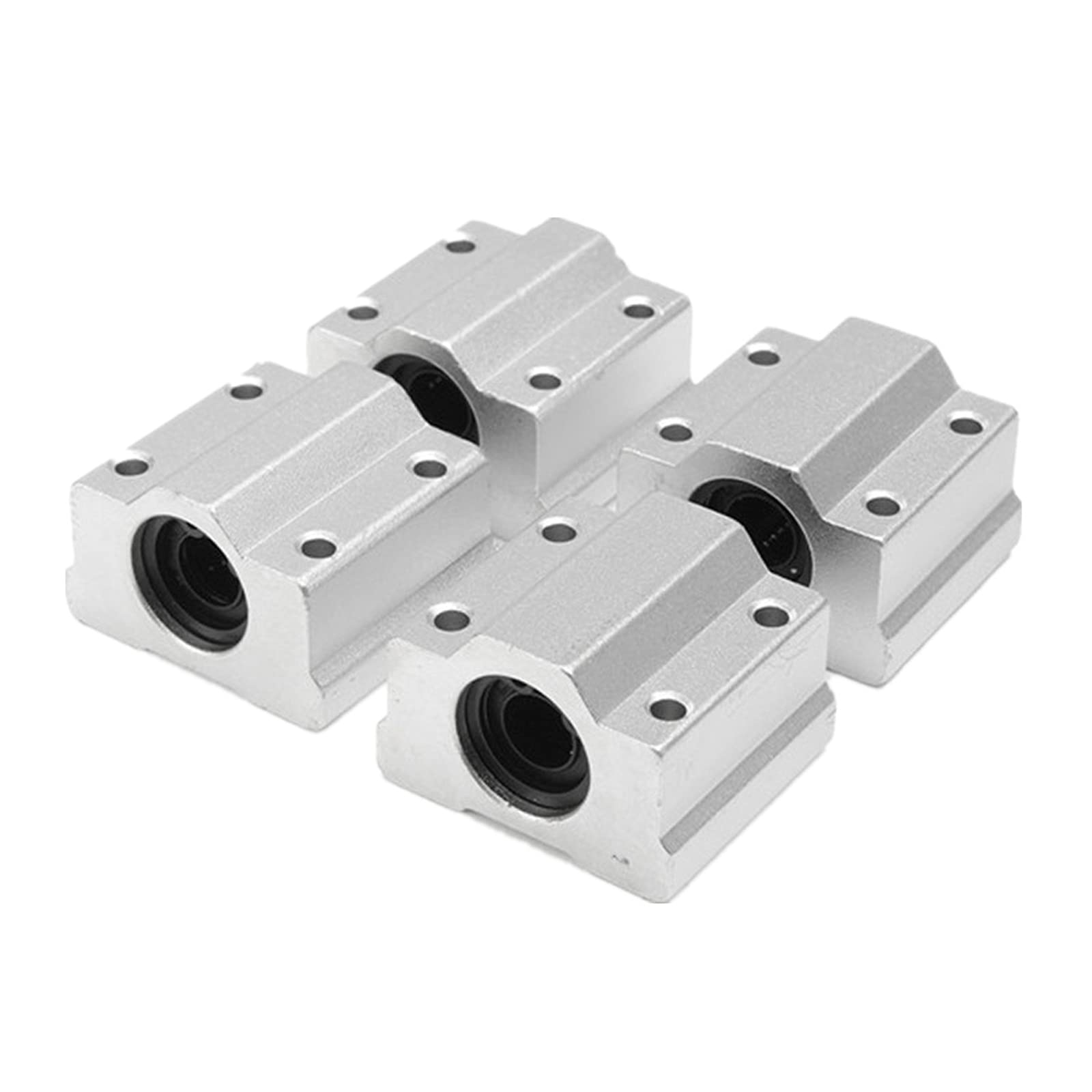 2PCS Linear Rail 500mm 12mm Dia Linear Motion Ball Bearing with Slide Bushing &500mm Linear Shaft Optical Axis with Rod Rail Support Set — Amazon image 8