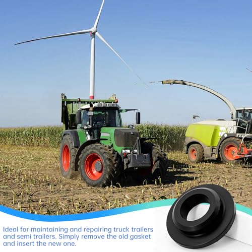 Dichtungen für LKW Kupplungskopf - 12er Kupplungsdichtungen Sattelanhänger-Griffventildichtung für Sattelzugmaschinen mit Zweileitungsbremse, Dichtungserset für WABCO & Van Traktor Anhänger Auflieger