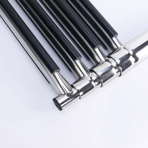 Miniatura 6 de Escalera telescópica de acero inoxidable de 4 peldaños para barco, capacidad de 600 libras para yates marinos