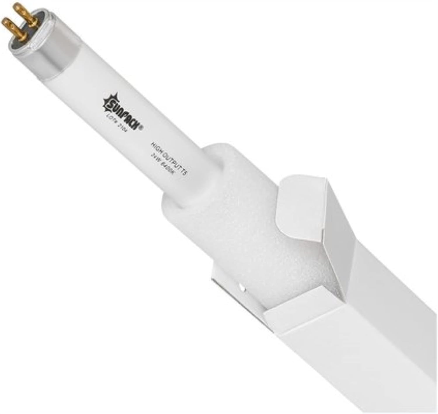 High Output T5HO 6400K Strip Grow Light Bulb, White, 22 - Ideal for Indoor Gardening, Perfect for Starting Seeds and Cuttings