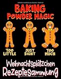  Baking Powder Magic Weihnachtsplätzchen Rezeptesammlung: Lustiger Lebkuchenmann - Buch Mit Rezeptseiten Zum Frei Gestalten - Gestalte Dein Eigenes Backbuch Mit Deinen Schönsten Familienrezepten