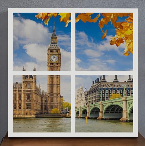 Ventanas falsas iluminadas LED Big Ben para salones interiores modernos 4