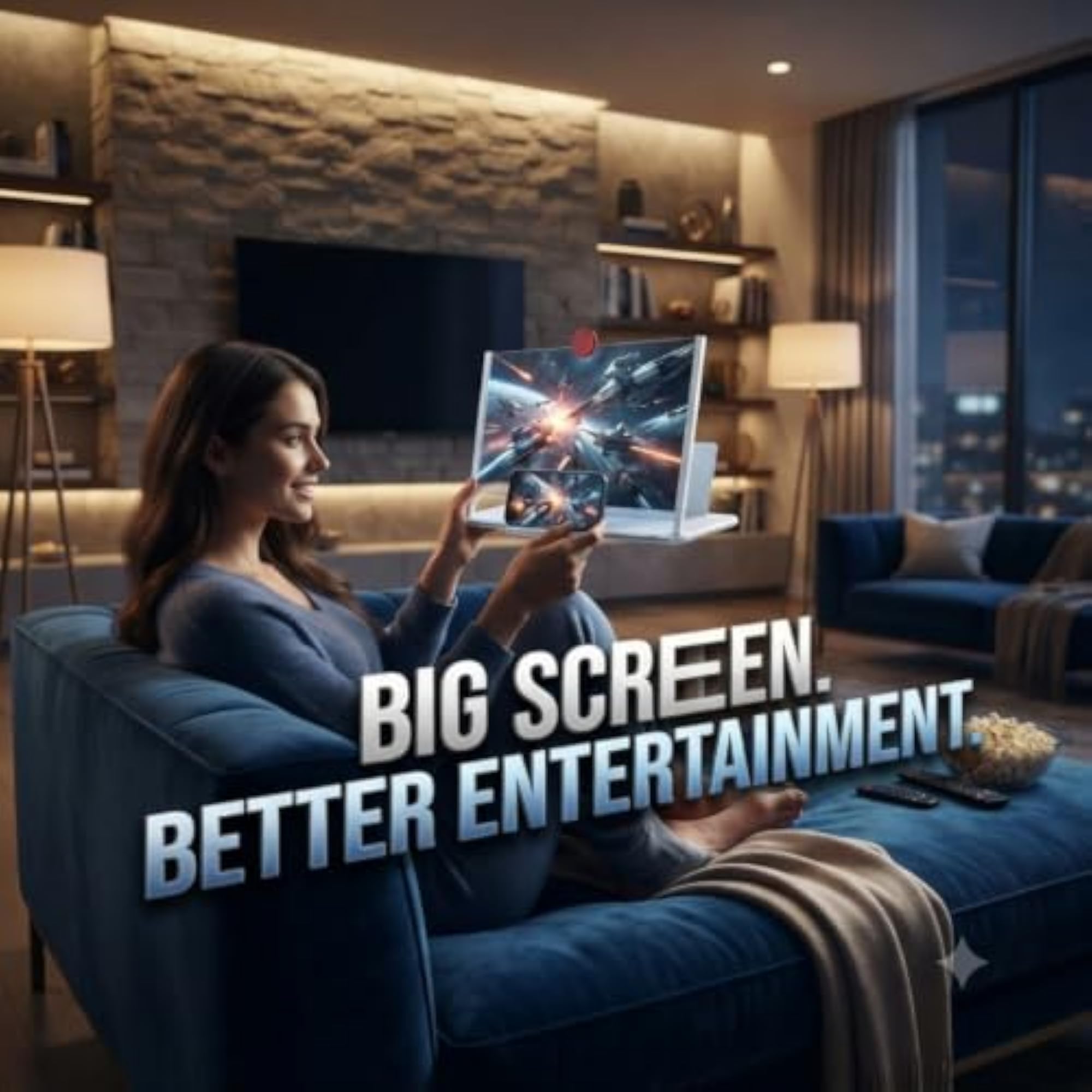 Foldable 3D HD Smartphone Screen Magnifier