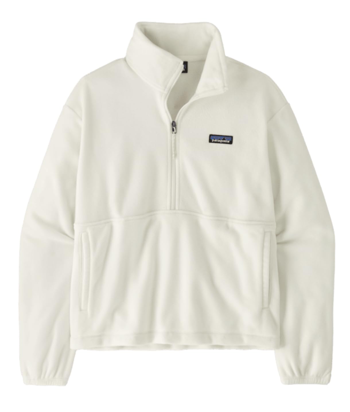 Patagonia Women's W's Micro D 1/2 Zip Fleece P/O Jacket, Birch white, L