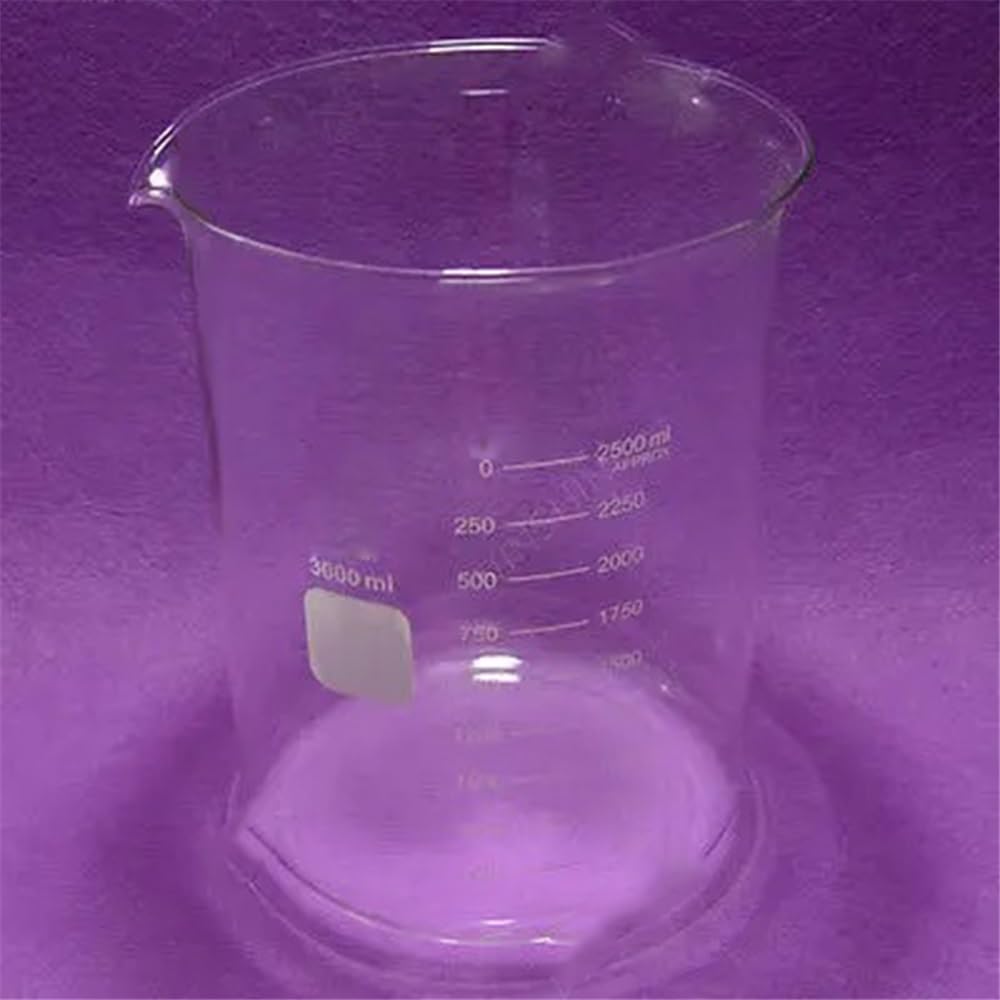 Laborgeräte und -ausrüstung 3000 ml Becherglas, niedrige Form, Becherglas, Laborglas