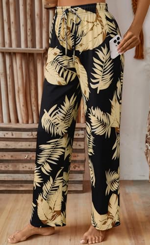 Image of X-Image Women Comfy Casual Pajama Pants with Pockets & Drawstring