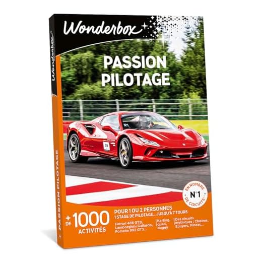 Wonderbox - Passion Pilotage - Coffret Cadeau - Idée Cadeau Aventure