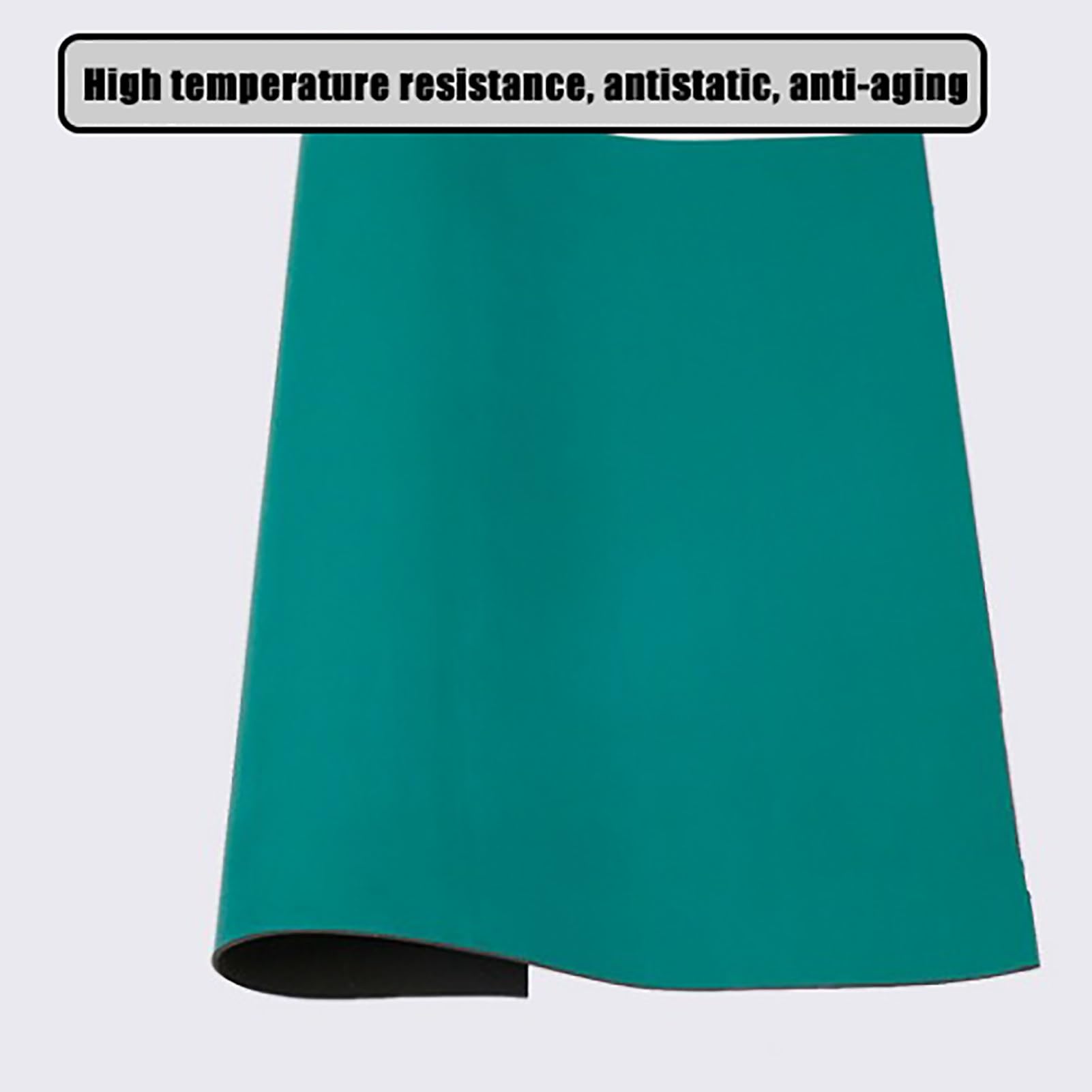Rotolo di tappetino per saldatura, antistatico, resistente alle alte temperature, per riparazione di circuiti, tappetino da scrivania in vinile per elettronica, 80 x 1000 x 0,3 cm