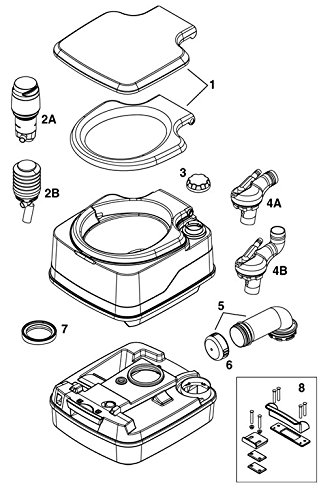 THETFORD PORTA POTTI 260B MARINE 92862