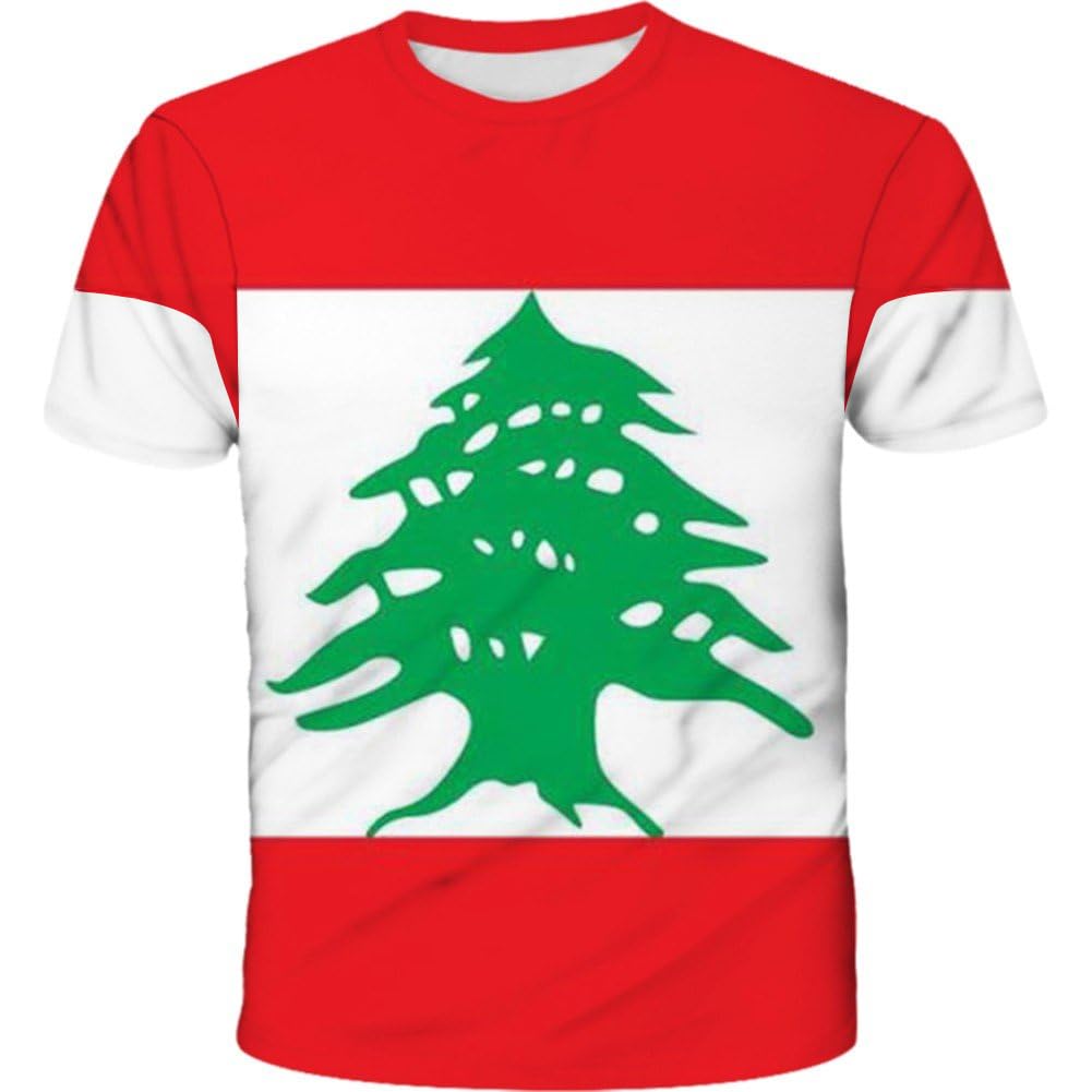 Tee-Shirt Libanais unisexe portez l'amour de vos origines