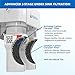 Aquasana Under Sink Water Filter System - Reduces PFAS, Lead, & Chlorine in Drinking Water - Under Counter Claryum Filtration for Kitchen - 2-Stage - Oil-Rubbed Bronze Faucet - AQ-5200.62