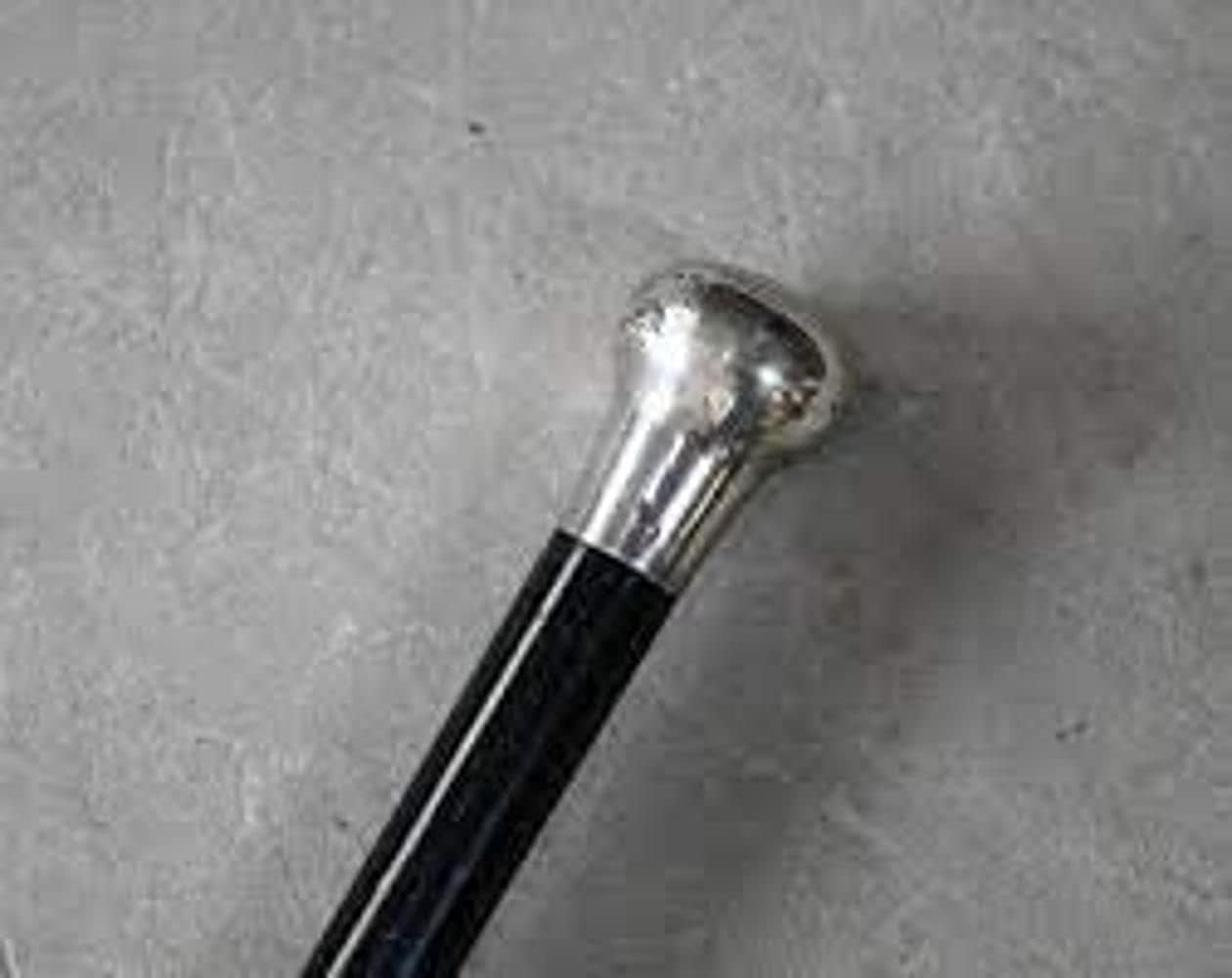 NauticalMart Men's Divers Helmet Fashion Walking Stick Silver