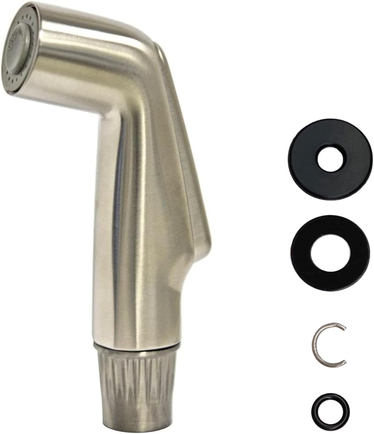 Kitchen Sink Side Spray Head, Sink Sprayer Attachment, Pull Out Spray Head, Faucet Sprayer Replacement, Brushed Nickel