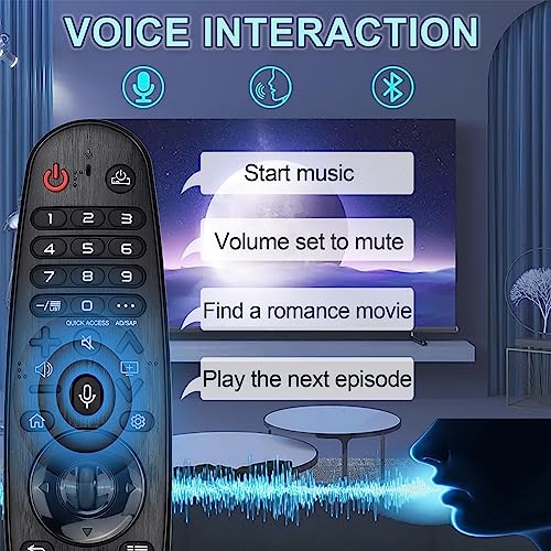 Télécommande AKB75855501 pour LG Smart TV Magic avec pointeur vocal