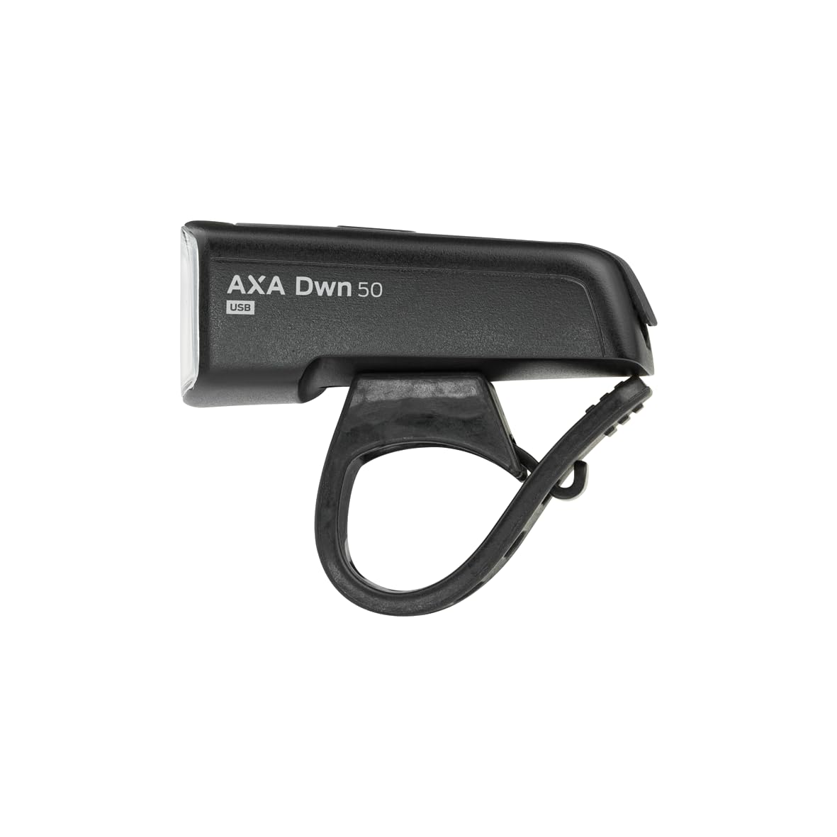 AXA Fahrradlicht Set Dwn 50 Lux – USB Aufladbar – Batterieanzeige – Bremslichtfunktion – StVZO Zugelassen
