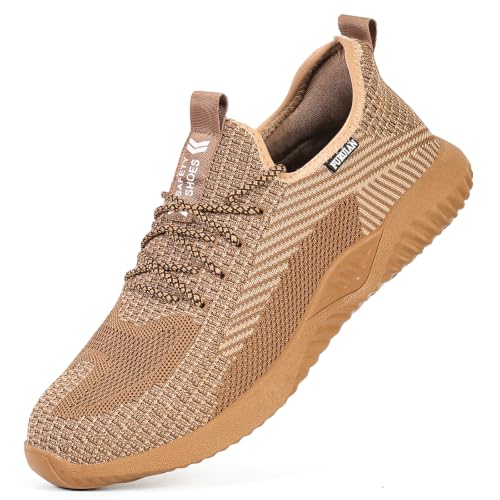 Image of Furuian Steel Toe Work Shoes for Men Women Safety Construction Sneakers