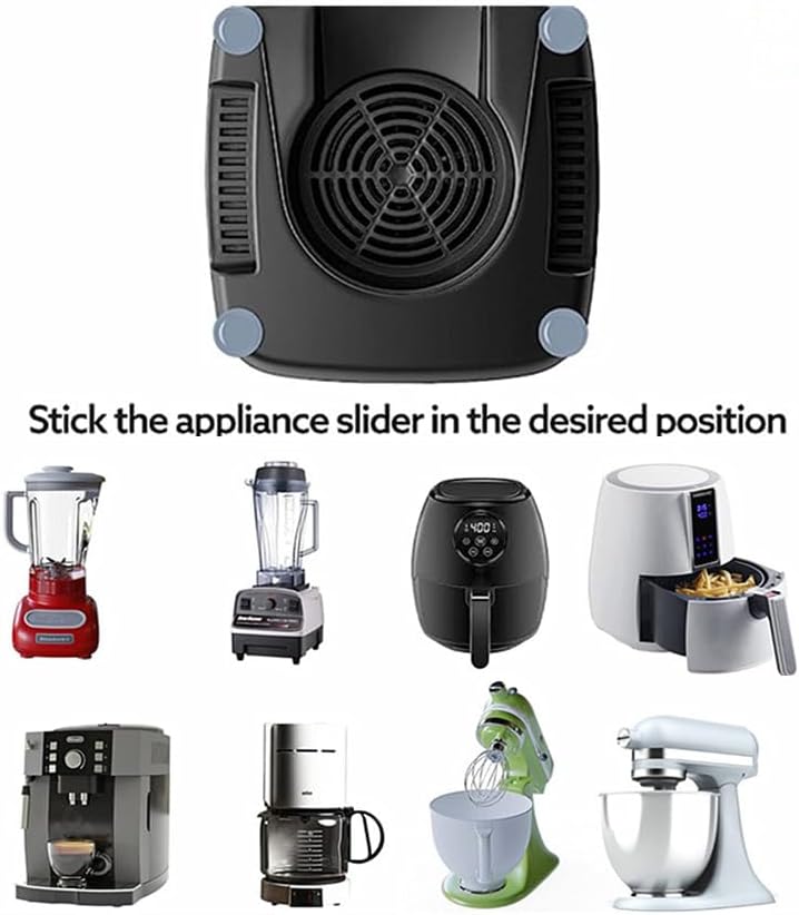 Miniatura 4 de ALIMITOPIA 20 piezas de muebles de teflón adhesivo para muebles de cocina, parachoques deslizante, almohadilla autoadhesiva para suelo de baldosas