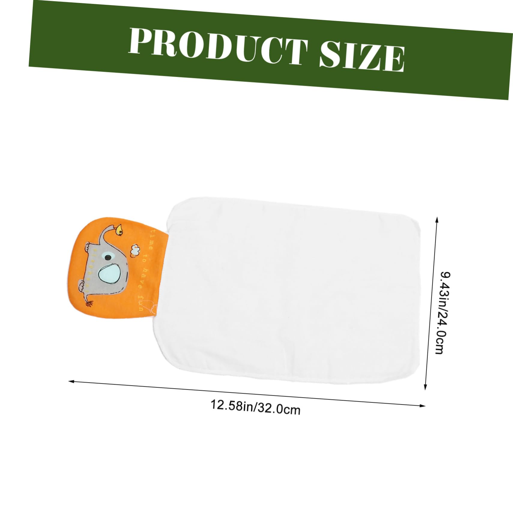 UPKOCH 15piezas Toallas Absorbentes para Bebés De Algodón De Diseño Adorable Ciervo León Elefante Pollito para Jugar y Hacer Ejercicio
