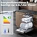 Midea Geschirrspüler 45 cm Vollintegrierbar, 10 Maßgedecke, B-Klasse, Auto Open, Ion Dishfresh, HygieneCare+, 42dB Extra Leise, Höhenverstellbarer Oberkorb, Spülmaschine mit Home Connect