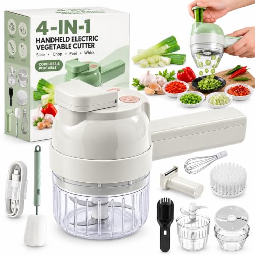 Lokifui 4-in-1 Handheld Electric Chopper
