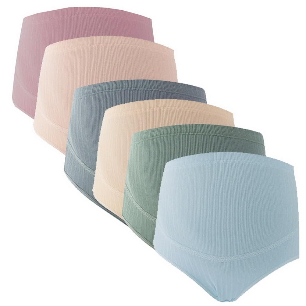 Culotte de maternité réglable avec soutien ventre lot de 6