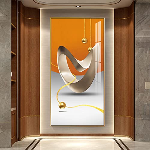 Toile géométrie abstraite moderne 30x60 cm pour habiller un mur vide avec élégance