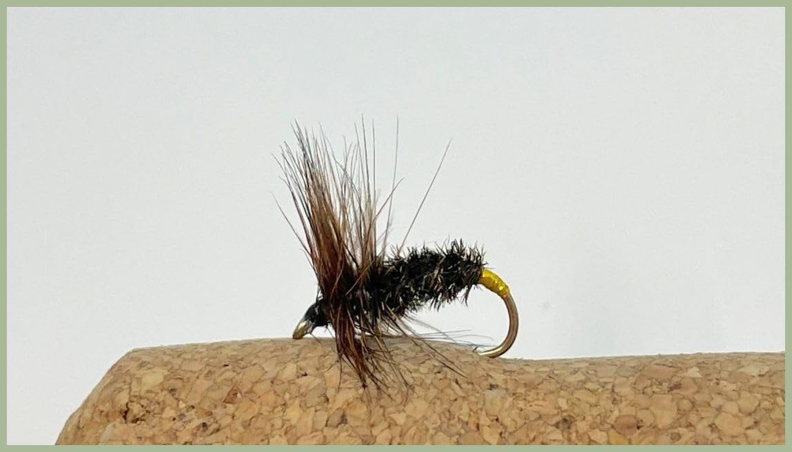 Coch- y -bonddu Dry Flies, choice of size and quantity, welsh dry flies, trout or grayling (12, 14)