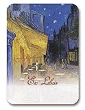 Vincent van Gogh - The Cafe Terrace on the Place du Forum, Arles, at Night - Set of 20 Adhesive Bookplates