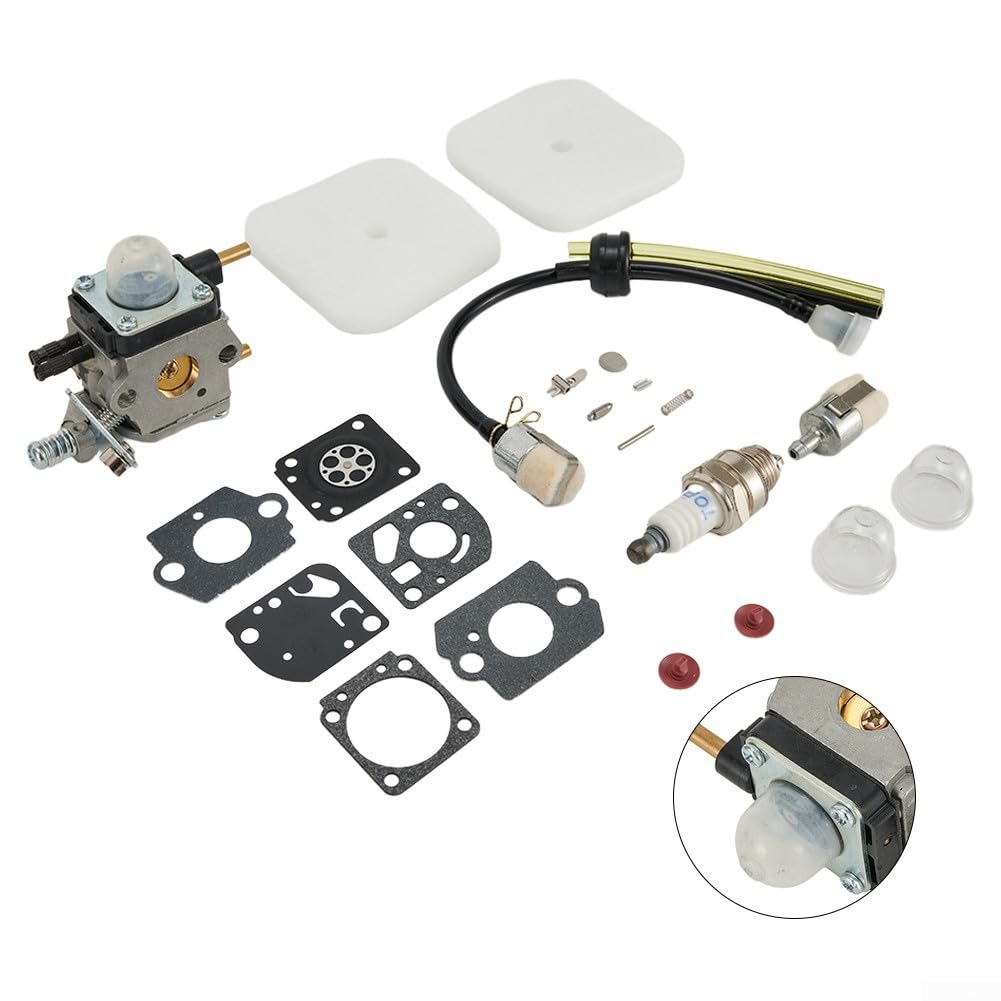 Kit Carburateur De Remplacement Pour ZAMA C1U-K52 - Inclut Joints, Ampoules, Filtre, Bougie D'allumage