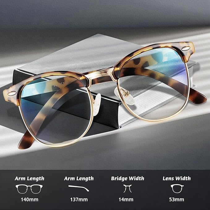 Image of ️ Blue Light Blocking Computer Glasses for Men & Women | Specs for Men Stylish, Chashmaa, Spectacles Frames, Gaming Glasses, Anti Glare, UV Protection Sunglasses, TR90 Eyeglasses