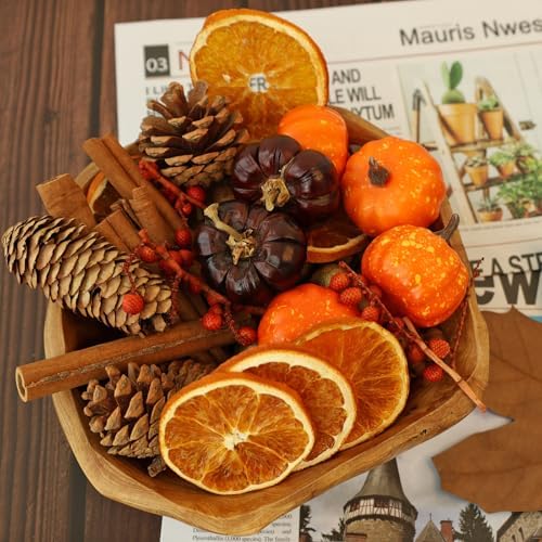 Fall Potpourri, Cinnamon Sticks, Mini Pumpkins & Dried