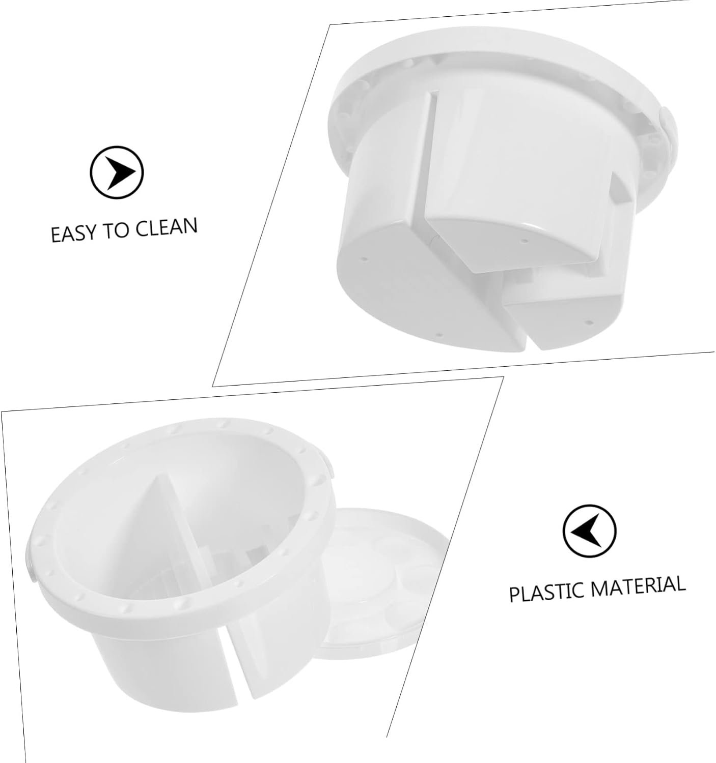EXCEART Convenient Paint Brush Cleaner and Holder Portable Multi-Functional Wash Bucket for Artists Lightweight Design for Easy Use and Quick Cleaning of Watercolor Brushes