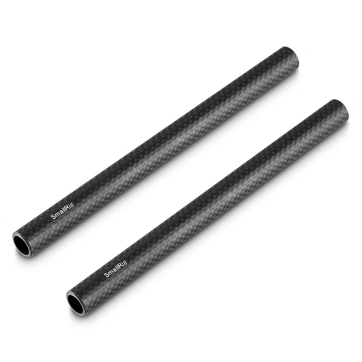 SMALLRIG 15 mm pręt z włókna węglowego do systemu podparcia pręta 15 mm (bez gwintu), długość 8 cali, opakowanie 2-870
