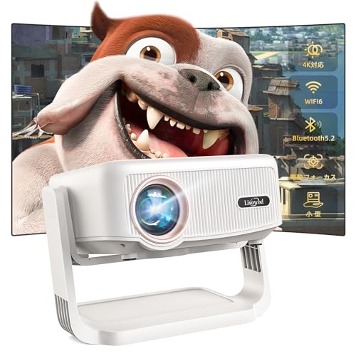 Proyector Portatil con WiFi6 y BT5.2,Enfoque eléctrico Full HD 1080P Proyector con Auto Keystone 360°...